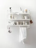 String Furniture Вешалка настенная String System, набор из 5 крючков, Ш 4 × В 8 см, Белый — фото 5