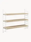 String Furniture Полка String Pocket, Ш 60 × В 50 см, Светлое дерево натуральное — фото 1