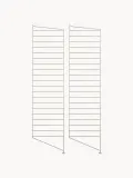 String Furniture Стойка для стеллажа напольная String System из стали с порошковой окраской, ширина 30 см и высота 115 см, светло-бежевая — фото 1