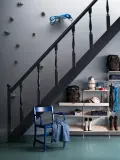 String Furniture Стойка для стеллажа напольная String System из стали с порошковой окраской, ширина 30 см и высота 115 см, светло-бежевая — фото 3