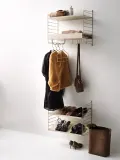 String Furniture Комплект настенных вешалок String System, 4 шт, Ш 41 × В 26 см, Светлый бежевый — фото 3