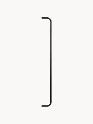 String Furniture Штанга для одежды настенная String System из стали с порошковой окраской, 72 см, чёрная