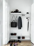 String Furniture Комплект настенных вешалок String System, 4 шт, Ш 41 × В 26 см, Белый — фото 2