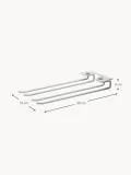 String Furniture Комплект настенных вешалок String System, 30 см, 2 шт, Ш 30 × Г 14 см, Белый — фото 2