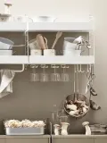 String Furniture Комплект настенных вешалок String System, 30 см, 2 шт, Ш 30 × Г 14 см, Белый — фото 3