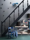 String Furniture Полка настенная металлическая String System, 58х30 см, нагрузка до 25 кг, светло-бежевая — фото 4