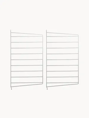 String Furniture Панель настенная String System для стеллажа, сталь с порошковой окраской, 30 x 50 см, белая