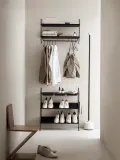 String Furniture Стойка для стеллажа напольная String System из стали с порошковой окраской, ширина 30 см и высота 85 см, чёрная — фото 4