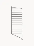 String Furniture Стойка для стеллажа напольная String System из стали с порошковой окраской, ширина 30 см и высота 85 см, чёрная — фото 5