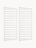 String Furniture Панель настенная String System для стеллажа, сталь с порошковой окраской, 30 x 75 см, белая — фото 1