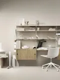 String Furniture Панель настенная String System для стеллажа, сталь с порошковой окраской, 30 x 75 см, белая — фото 8