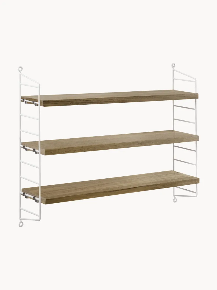 String Furniture Полка String Pocket, Светлое дерево натуральное