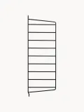 String Furniture Панель настенная String System для стеллажа, сталь с порошковой окраской, 20 x 50 см, чёрная — фото 6