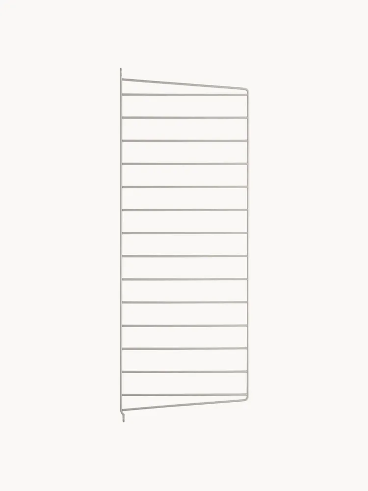 String Furniture Панель настенная String System для стеллажа, сталь с порошковой окраской, 30 x 75 см, светло-бежевая