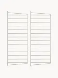 String Furniture Панель настенная String System для стеллажа, сталь с порошковой окраской, 30 x 75 см, светло-бежевая — фото 5