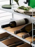 String Furniture Полка для бутылок String System пробковая для настенной системы хранения, 30х19 см, комплект 2 шт., бежевая — фото 4