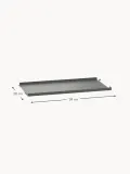 String Furniture Полка настенная стальная для стеллажа String System с порошковой окраской, 58 x 20 см, тёмно-серая — фото 2