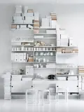 String Furniture Полка String System для стеллажной системы, Ш 58 × Г 30 см, Белый — фото 4