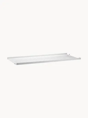 String Furniture Полка настенная стальная для стеллажа String System с порошковой окраской, 78 x 30 см, белая