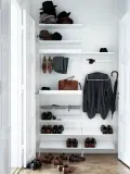 String Furniture Полка настенная стальная для стеллажа String System с порошковой окраской, 78 x 30 см, белая — фото 5