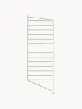 String Furniture Стойка напольная для стеллажа String System металлическая решётчатая, 30х85 см, светло-бежевая — фото 1