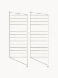 String Furniture Стойка напольная для стеллажа String System металлическая решётчатая, 30х85 см, светло-бежевая — фото 5
