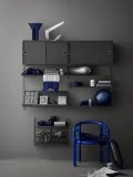 String Furniture Полка String System, 78 х 30 см, Ш 78 × Г 30 см, Тёмный серый — фото 4