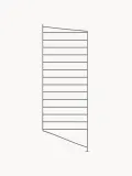 String Furniture Стойка напольная для стеллажа String System металлическая решётчатая, 30х85 см, тёмно-серая — фото 1