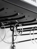 String Furniture Комплект настенных вешалок String System, 30 см, 2 шт, Ш 30 × Г 14 см, Чёрный — фото 3
