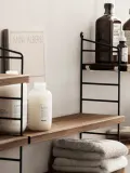 String Furniture Полка для стеллажа String System деревянная с лакированным шпоном, 58х20 см, комплект 3 шт., тёмное дерево — фото 3
