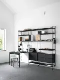 String Furniture Полка String System для стеллажной системы, Ш 58 × Г 30 см, Чёрный — фото 4