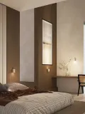 Настенный светильник Gleam, Ø 9 × В 10 см, Приглушённый белый — фото 8