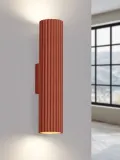 Настенный светильник Gleam, Ø 30 × В 9 см, Терракота — фото 5