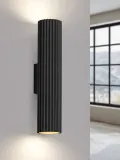 Настенный светильник Gleam, Ø 30 × В 9 см, Чёрный — фото 6
