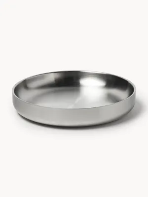 SOOS Atelier Миска Shiloh из нержавеющей стали, Ø 21 × В 4 см, Серебристый