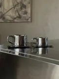 SOOS Atelier Набор для эспрессо Shiloh из нержавеющей стали, 3 предмета — фото 5