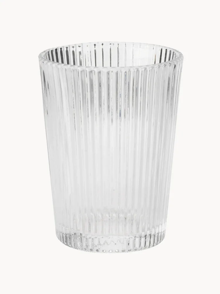 Stelton Набор стаканов Pilastro с тиснёным узором, 6 шт., 330 мл, Ø 7 × В 9 см, 150 мл, Прозрачный