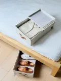 Store It Набор коробок для хранения Premium, 2 предмета, Ш 50 × Д 33 см, Приглушённый белый — фото 6