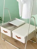 Store It Набор коробок для хранения Premium, 2 предмета, Ш 50 × Д 33 см, Приглушённый белый — фото 7