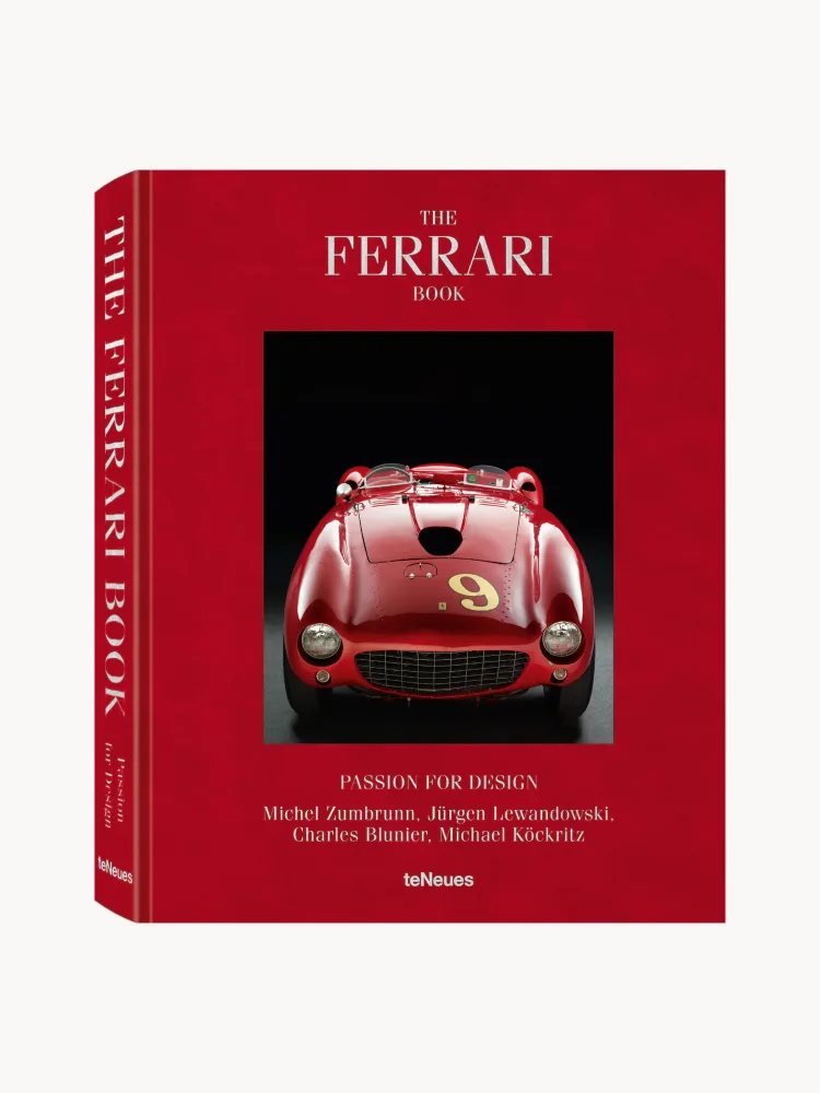 teNeues Книга The Ferrari Book: Passion for Design — альбом об истории и дизайне Ferrari, твёрдый переплёт, 416 страниц