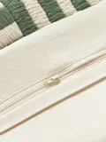 Westwing Collection Наволочка декоративная Henry, Ш 30 × Д 50 см, Тёмный зелёный — фото 6