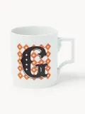Westwing Collection Кружка Westwing x MEISSEN Initials, декор оранжевый, арт. S10703 — фото 3