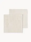 Westwing Collection Полотенце Petra, полотенце для лица, Ш 30 × Д 30 см, 2 шт., Светлый бежевый — фото 3