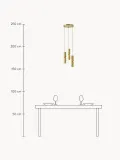 Westwing Collection Светильник подвесной Chester, диаметр 25 см, золотистый — фото 2
