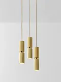 Westwing Collection Светильник подвесной Chester, диаметр 25 см, золотистый — фото 4