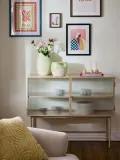 Westwing Collection Ваза Lane из каменной керамики со стекающей глазурью высотой 31 см — фото 6