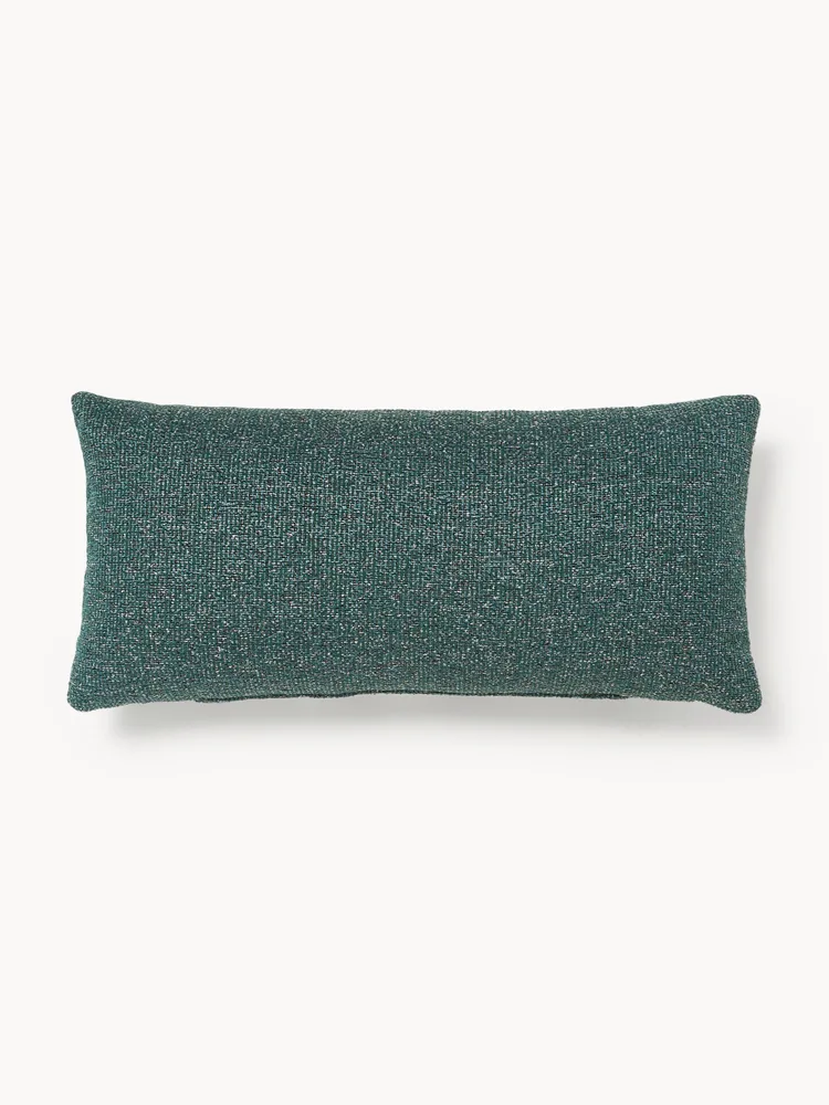 Westwing Collection Подушка декоративная Sofia из букле, 30х70 см, Ш 30 × Д 70 см, Petrol