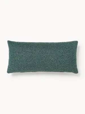 Westwing Collection Подушка декоративная Sofia из букле, 30х70 см, Ш 30 × Д 70 см, Petrol