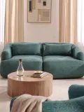 Westwing Collection Подушка декоративная Sofia из букле, 30х70 см, Ш 30 × Д 70 см, Petrol — фото 6