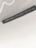 Westwing Collection Пододеяльник Jouy светло-серый с вышивкой — фото 5